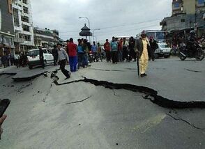 尼泊尔强震已致数千人遇难