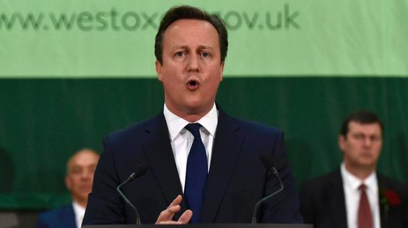 卡梅伦连任英国首相